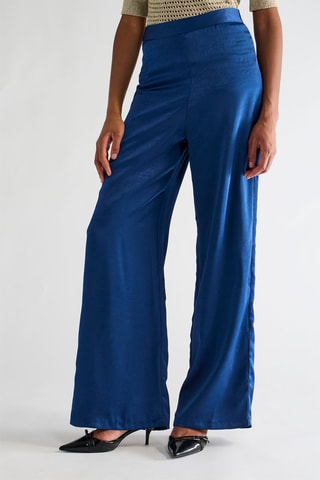 Pantalon palazzo - Bleu