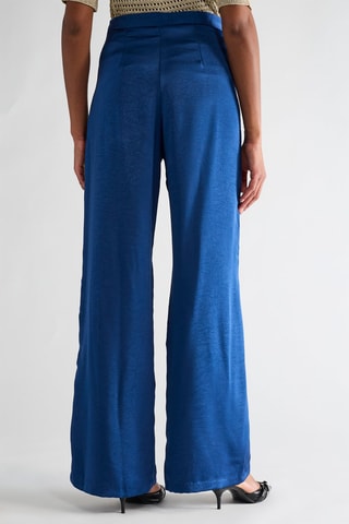 Pantalon palazzo - Bleu