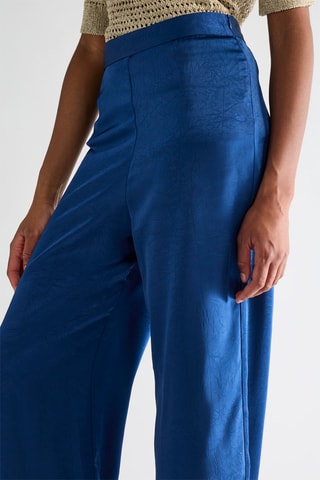 Pantalon palazzo - Bleu