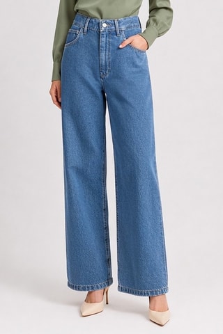 Jean wide legs - Bleu