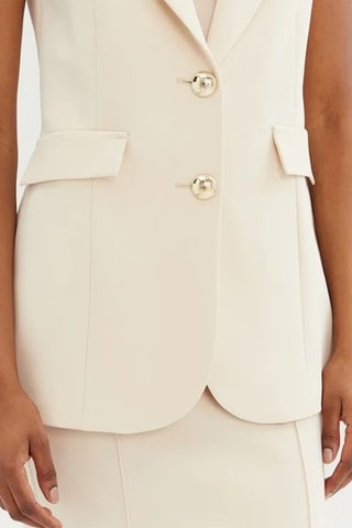 Veste sans manches - Beige