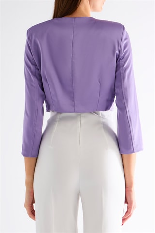 Veste cropped - Violet