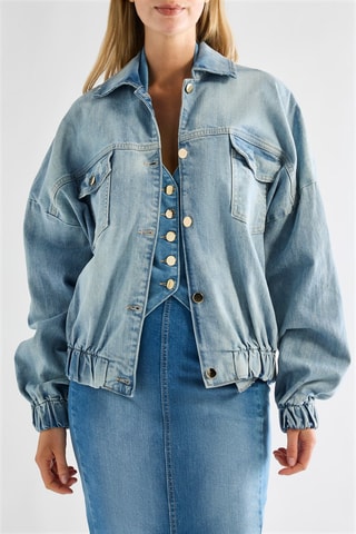 Veste en jean - Bleu