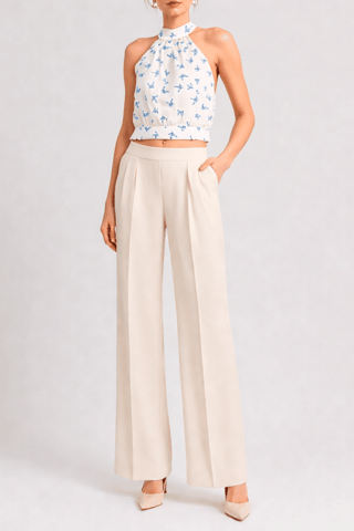 Top sans manches - Blanc