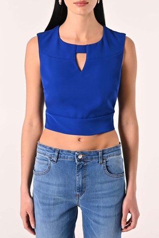 Crop top - Bleu roi