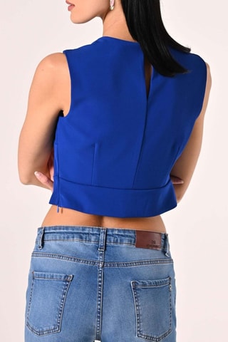 Crop top - Bleu roi