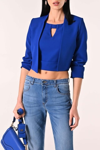 Crop top - Bleu roi