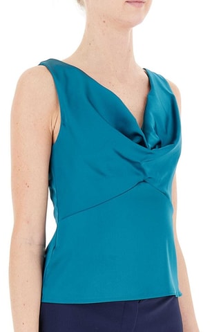 Top - Bleu canard