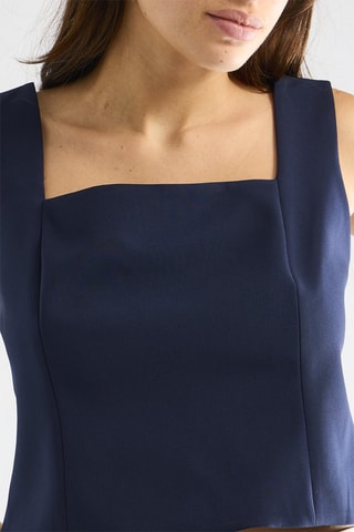 Top - Bleu marine