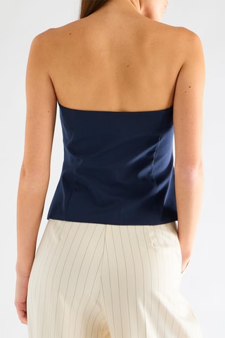 Top bustier - Bleu marine