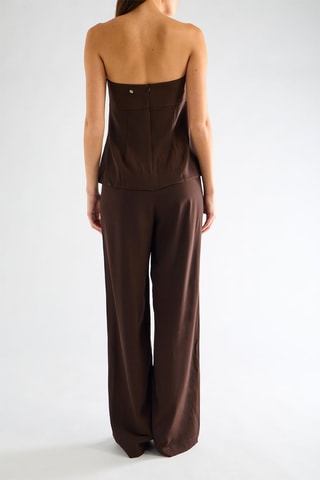 Top bustier - Marron foncé