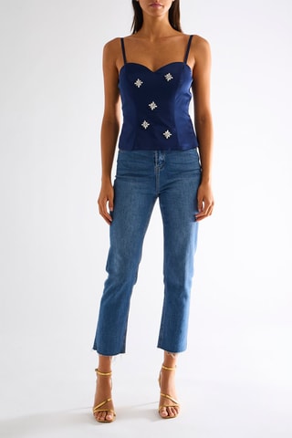 Top - Bleu marine