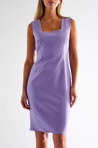 Robe droite - Mauve