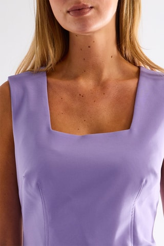 Robe droite - Mauve