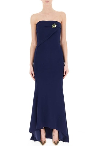 Robe bustier - Bleu marine