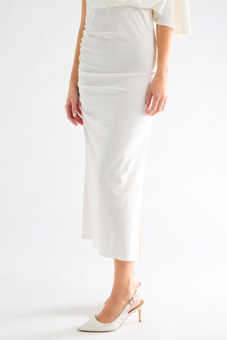 Robe midi - Blanc