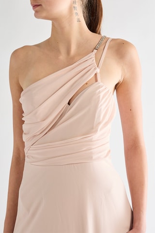 Robe asymétrique - Rose