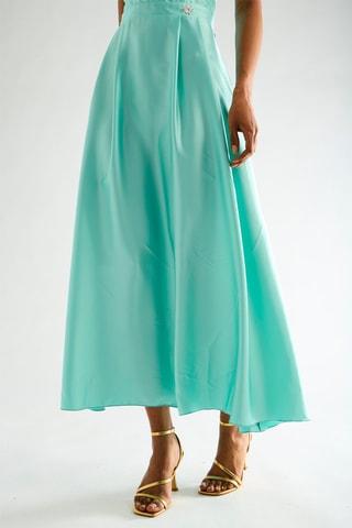 Robe midi - Vert d’eau