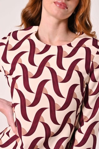 Robe droite - Rouge
