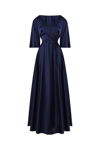 Robe longue - Bleu marine