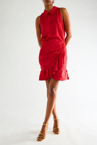 Robe droite - Rouge