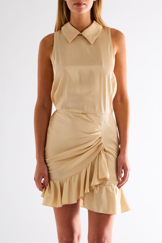 Robe droite - Beige