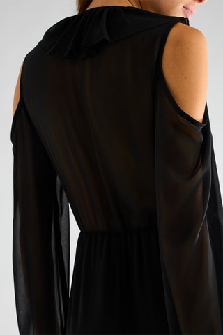 Robe portefeuille - Noir