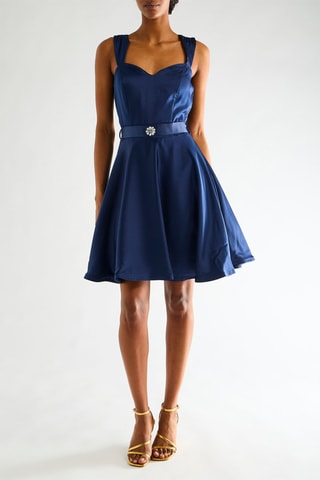 Robe patineuse - Bleu marine