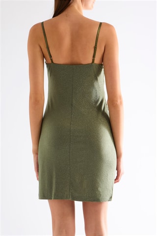 Robe drapé - Vert olive