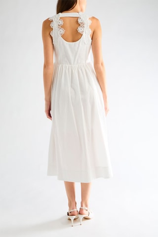 Robe midi - Blanc