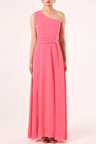 Robe asymétrique - Rose