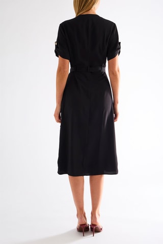 Robe portefeuille - Noir
