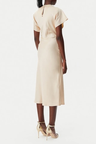Robe midi - Beige