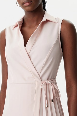 Robe portefeuille - Rose poudré