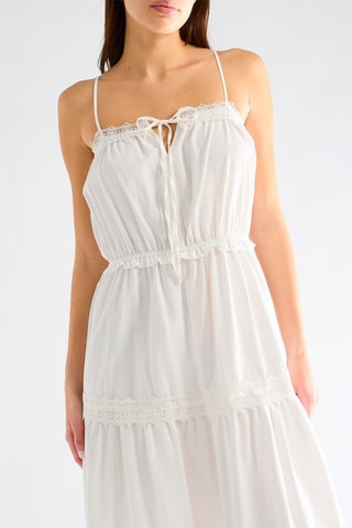 Robe longue - Blanc