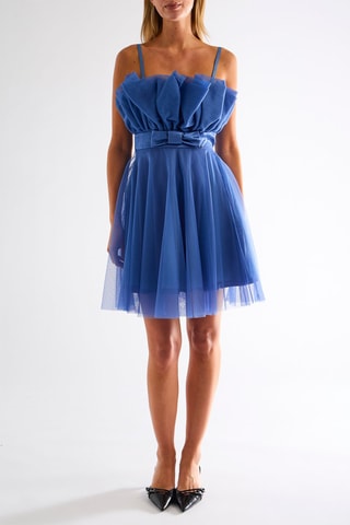 Robe patineuse - Bleu cobalt