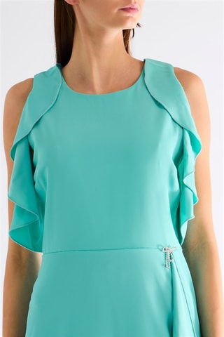 Robe longue - Vert eau