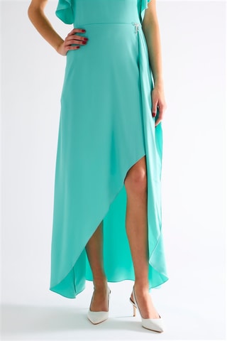 Robe longue - Vert eau