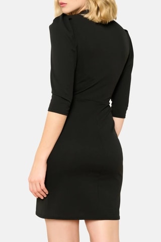 Robe portefeuille - Noir