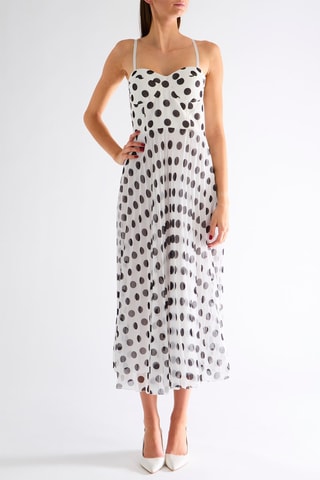 Robe midi - Blanc