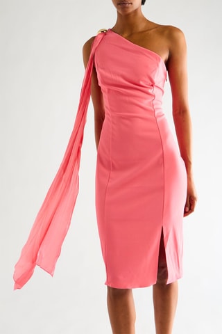 Robe asymétrique - Rose