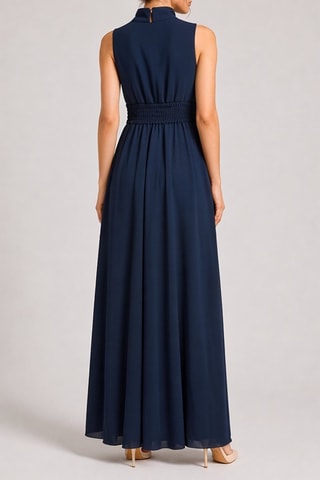 Robe longue sans manches - Bleu marine