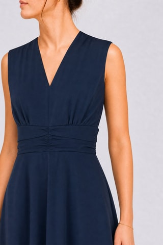 Robe longue sans manches - Bleu marine