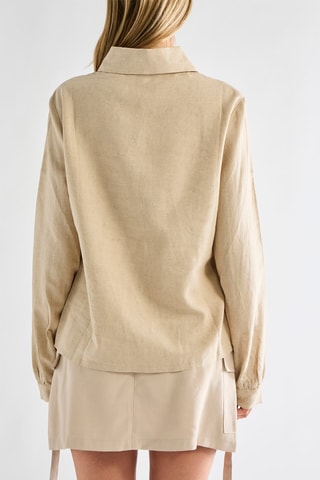 Chemisier en lin - Beige