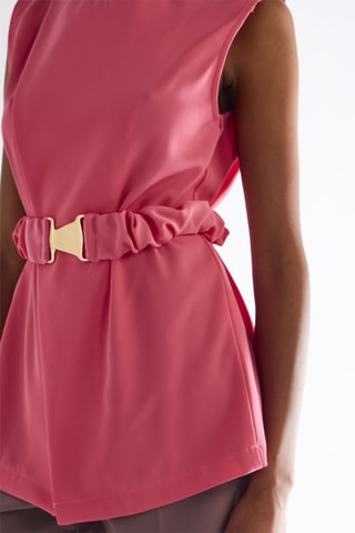 Blouse sans manches - Rose