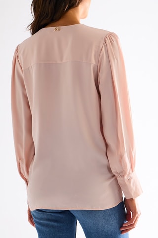 Blouse portefeuille - Rose clair