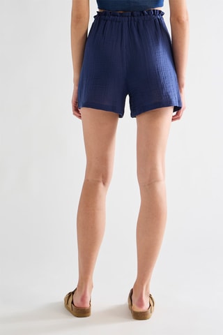 Short taille haute - Bleu marine