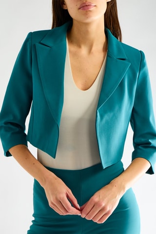 Blazer courte - Vert émeraude