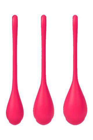 3 palline vaginali Yoni Power 1 - Rosso - 2-3 cm
