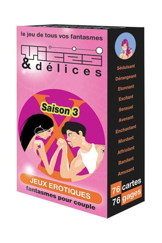 Jeu de cartes Vices et Delices Saison 3
